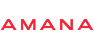 Amana logo for Amana refrigerator and appliance repair services in Tampa Bay